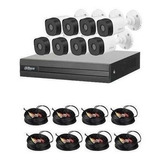 Cctv Kit Profesional Dahua Xvr 8ch + 8 Cam 1080p + 1hdd 1 Tb