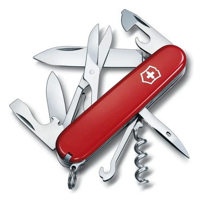 Navaja Suiza Victorinox Climber 14 Usos Camp Pesca Rojo | Meses sin interés