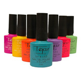 Esmaltes Semipermanente Uv/led Tejar X 12