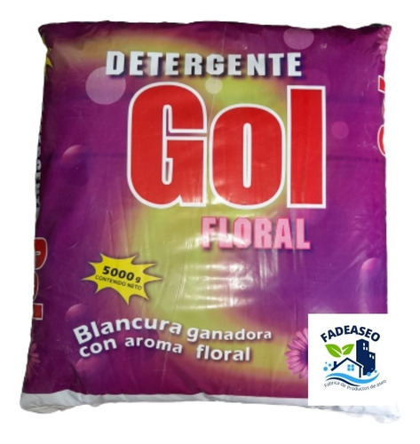 Jabon En Polvo Gol X 5 Kilos Aroma Flo - Kg a $5400