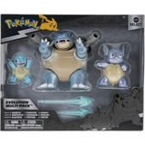 Pokemon Select Squirtle, Wartortle Y Blastoise Evolution Multi Pack