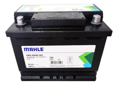 Bateria 12 X 75 Alta Premium Mahle Qbs60hd001