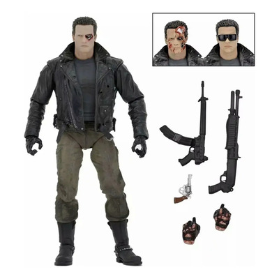 W Neca Terminator T800 Arno Rascal Versión Daño De Batalla K
