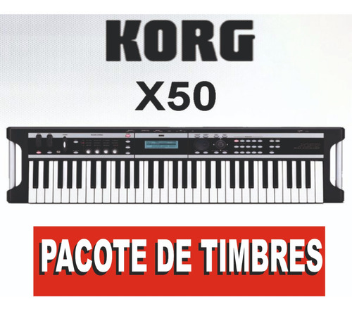 Programação Korg X50