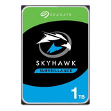 Disco Rigido Seagate Skyhawk 1tb Sata 3,5' St1000vx005 Color Plateado