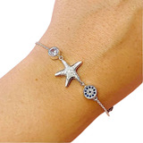 Pulsera Estrella De Mar-susanita-ojito Plata Italiana Ps 245