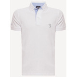 Polo Básica Aleatory Masculina Piquet Branca