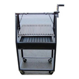 Asador Tipo Argentino Para Carbon Con Ruedas  70x50