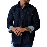 Jaqueta Masculina Jeans Camisa 100% Denim