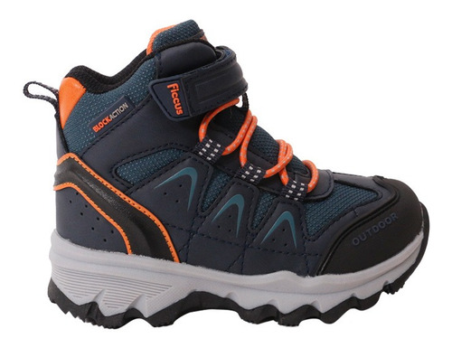 Zapatilla Outdoor Ficcustex Azul A Caminar 10959