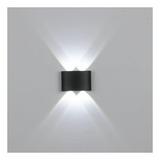 Pack X2 Lampara Led Focos Exterior Pared 4w Luz Fria 6000k  