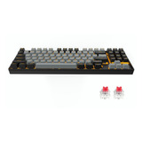 Teclado Gamer Mecánico Ergonómico Con Cable 89 Teclas