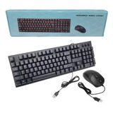 Combo Teclado Y Mouse Optico Usb En Español Incluye Ñ Kb501