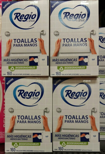 Toallas Desechables Para Manos Regio 160toallas Biodegradabl