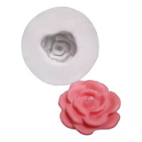 Molde Forma Silicone Sabonete Vela Mini Rosa Aberta