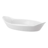 Fuente Oval Con Alza Porcelana Schmidt 23 Cm