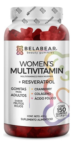 Belabear Multivitaminico P/mujeres 150 Piezas Solanum Sfn