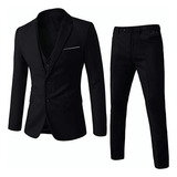 Pantalón Tipo Blazer De Tres Piezas Para Hombre En Color Lis