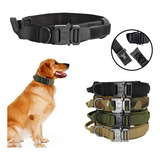 Collar Táctico Militar Para Perro Ajustable Ultra Resistente