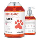 Aceite De Salmón Brillante Para Perros, Gatos Y Cachorros .