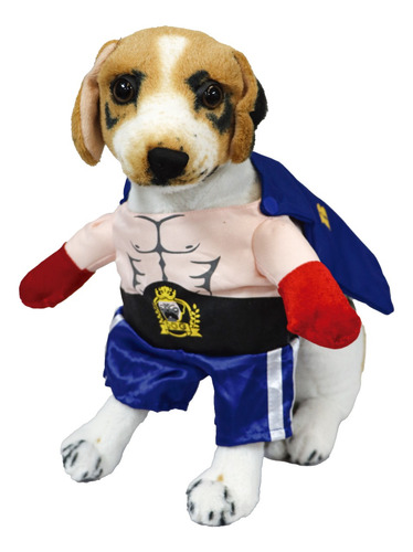 Disfraz De Perro Luchador Ropa Mascotas Fiesta