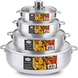 Set 8 Piezas Caldero De Aluminio Alpine Cuisine