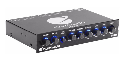 Planet Audio Ecualizador Parametrico Peq10 4 Bandas