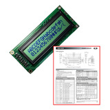 Display Lcd 16x2 - Gdm1602e - S/backlight - Pack X  10 Unid.
