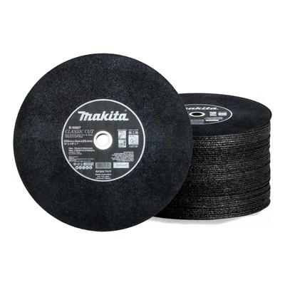 Combo Makita Disco De Corte 14 PuLG. E-10827 25 Piezas Para Corte De Metal