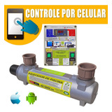 Aquecedor Piscina 60.000lts Automático Trifásico + Mod. Cell