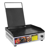 Chapa Lanche Profissional 40x35 Eletrica Inox Hot Dog 127v