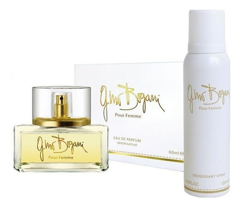 Perfume Mujer Gino Bogani Pour Femme Edp 60ml + Desodorante