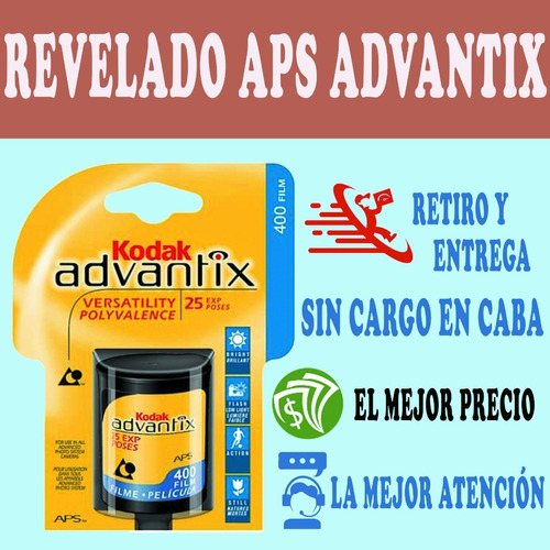 Revelado De Rollos Aps Advantix