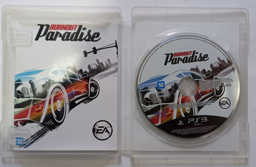 Jogo Burnout Paradise Original Ps3 Midia Fisica Cd.