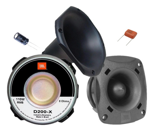 Kit Driver D200 Jbl Tweeter St200 Jbl Corneta Caps Completo