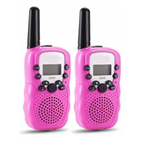 Set De 2 Radios Walkie-talkie For Niños Con Banda De 8 Km