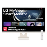 Monitor LG Smart 27sr50f 27  Blanco Ips Full Hd Webos Hdmi