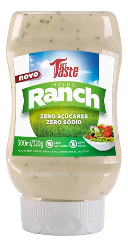 Mrs Taste Molho Ranch Zero Açúcar E Sódio 320gr