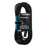 Cable Para Audio Xlr Pro Macho/hembra De 15m Alta Calidad