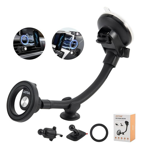 Kit De Soporte Magnetico Para Telefono Para Automovil 3 En P