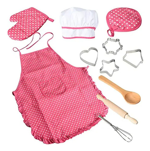 Juego De Disfraz De Chef Para Niños Cocina Y Horneado 11pcs | MercadoLibre