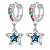 Aretes De Mujer De Plata 925 Con Diseño De Estrella Regalos