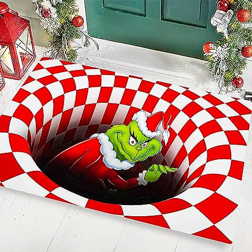 Tapete De Navidad, Tapete De Ilusión 3d Decoración Na...