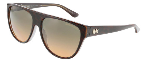 Michael Kors Barrow Mk2111 Anteojos De Sol, Gris Naranja Deg