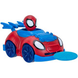 Spiderman - Mini Vehiculo Lanza Discos Spidey Premium