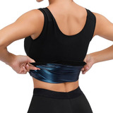 Polera Neopreno Sauna Dama Entrenador Cintura Adelgazante