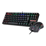 Kit Combo Teclado Mouse Redragon Kumara K552 + Storm Elite 