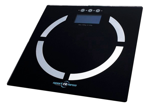 Bascula Pesa Electronica Digital Sportfitness 150 Kg Vidrio