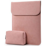 Funda Para Laptop 13 Pulgadas Con Bolso Rosa