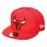 Gorra New Era Con Logo Chicago Bulls Rojo Ajustable